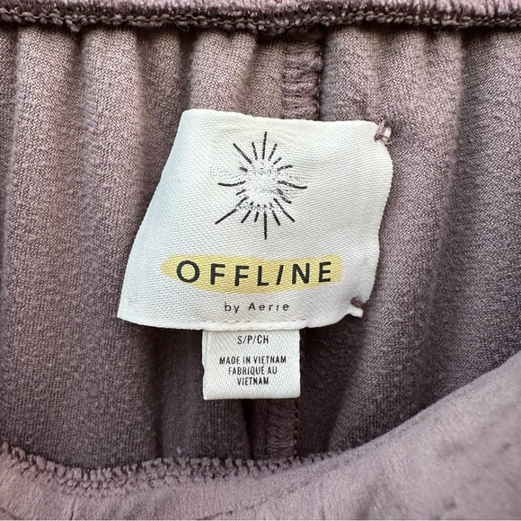 Offline by Aerie After Party Velour Jogger University Grey - Picture 10 of 14